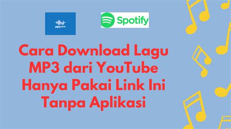 Kini sudah tersedia banyak situs atau aplikasi streaming musik di smartphone yang bisa memutar MP3 secara legal. . Download lagu dari youtube